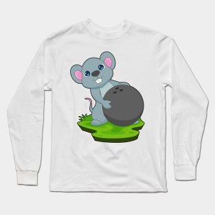 Mouse Bowling Bowling ball Sports Long Sleeve T-Shirt